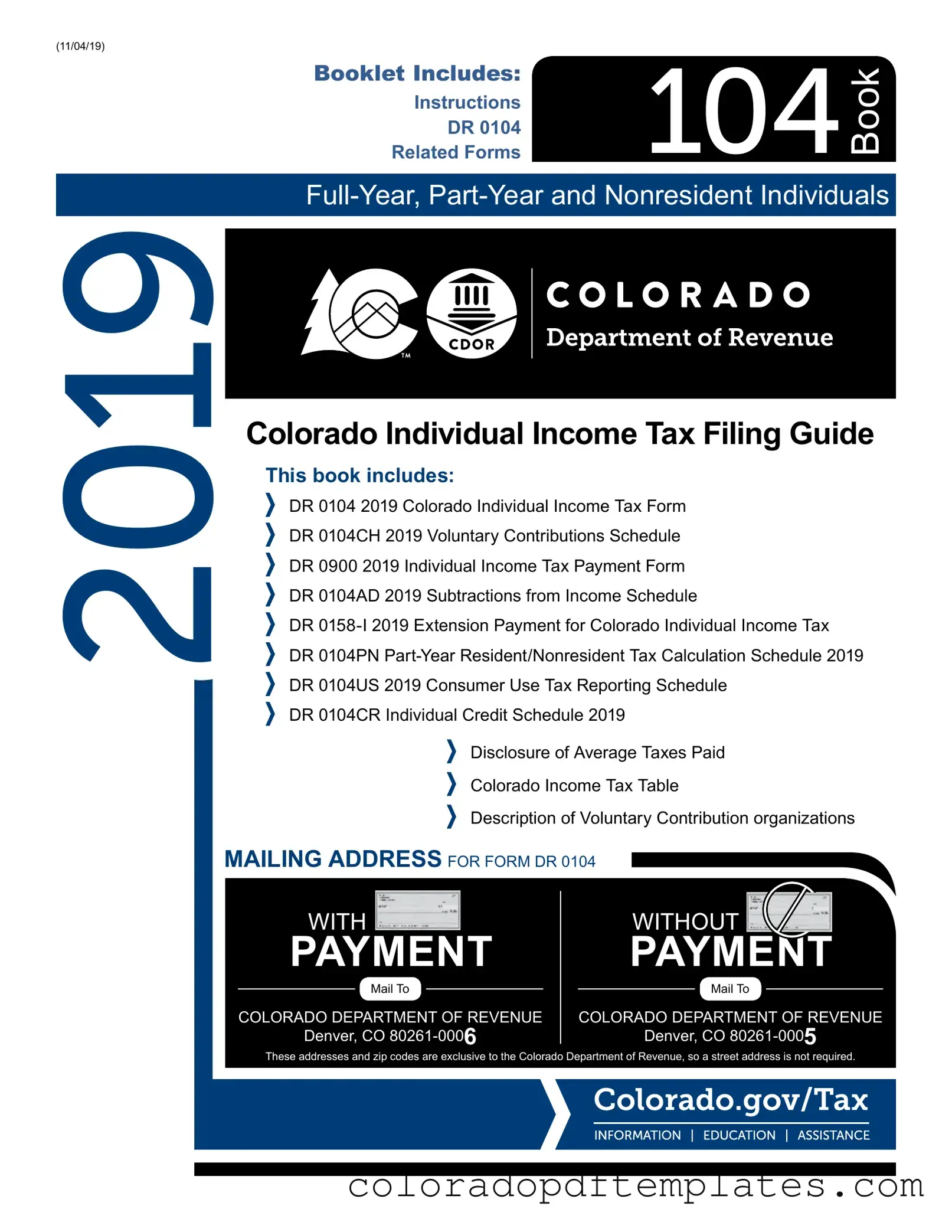 Download Colorado Tax Form in PDF