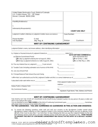 Download Colorado 26 Form in PDF