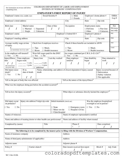 Download Colorado Wc 1 Form in PDF